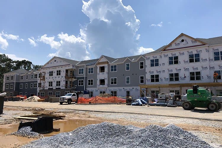 Snowden Creek senior living under construction
