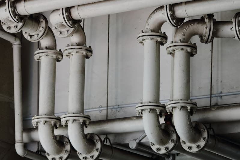 Industrial plumbing pipes